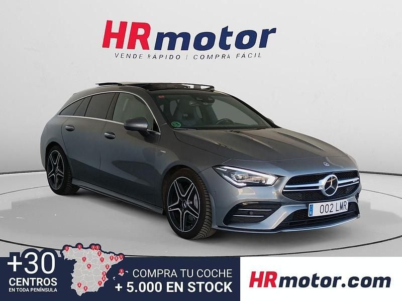 Gris Usado 2021 Mercedes CLA35 AMG AMG Berlina | 41.950 € - Imagen 1/4
