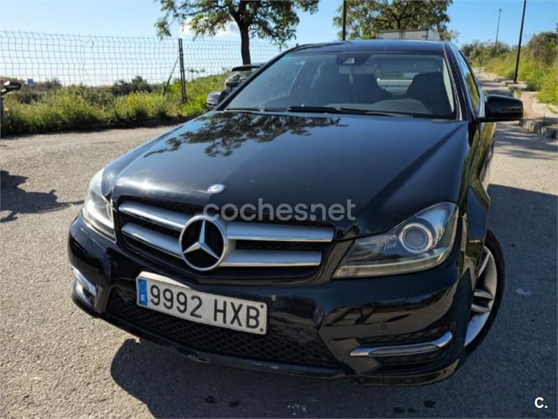 Negro Usado 2014 Mercedes C220 Coupe | 11.300 € (Super precio) - Imagen 1/4
