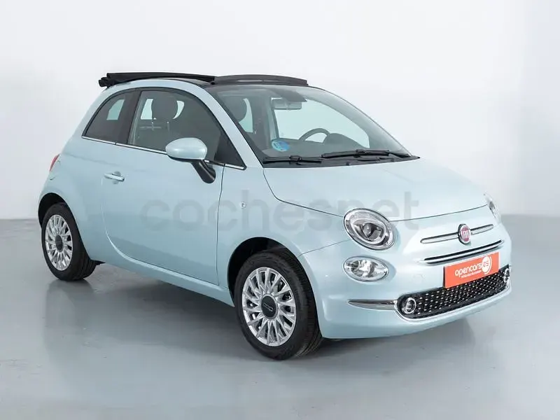 Usado Fiat 500C 70 CV (51 kW) 2024 Azul Descapotable