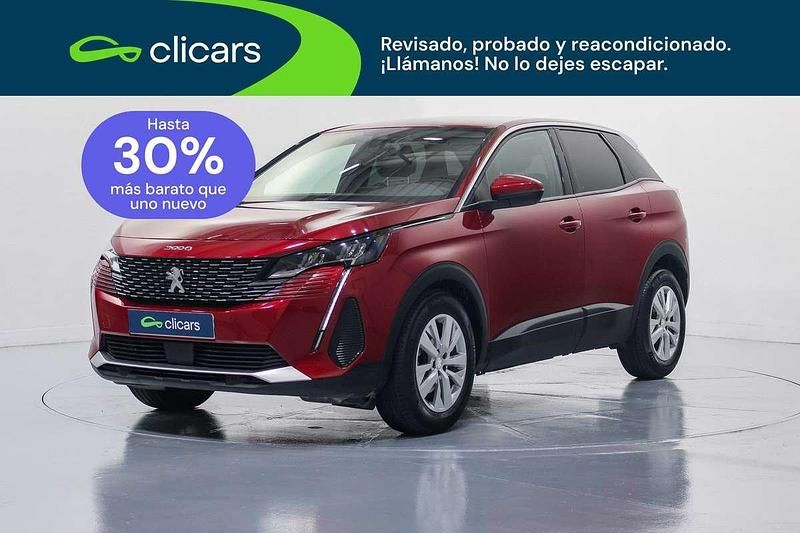 Usado Peugeot 3008 Active 131 CV (96 kW) 2021 Rojo SUV