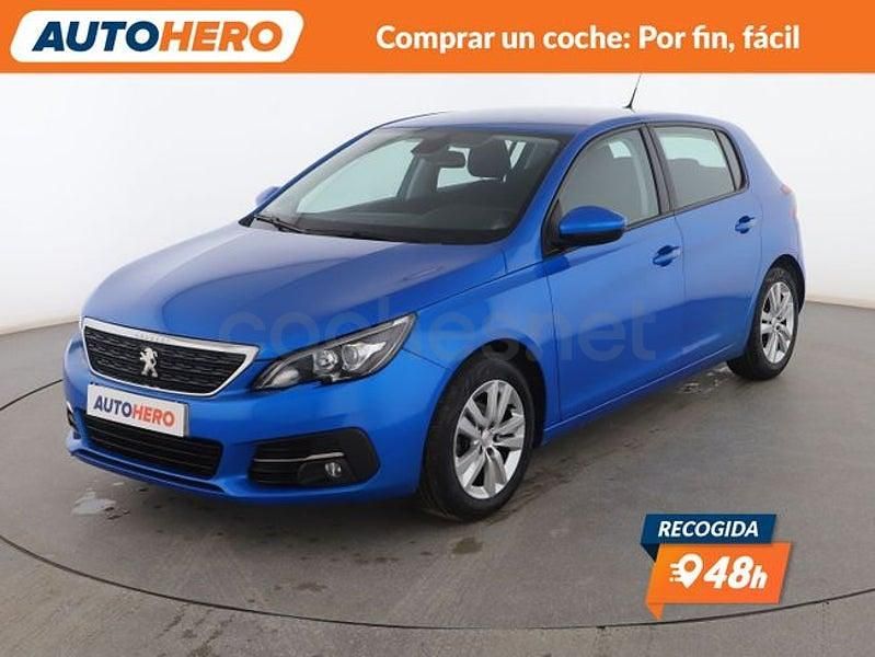 Usado Peugeot 308 Active 110 CV (80 kW) 2021 Azul Berlina