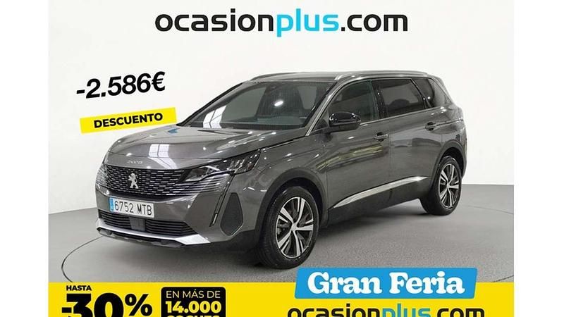 Plateado Usado 2024 Peugeot 5008 Allure Monovolumen | 25.864 € (Buen precio) - Imagen 1/4
