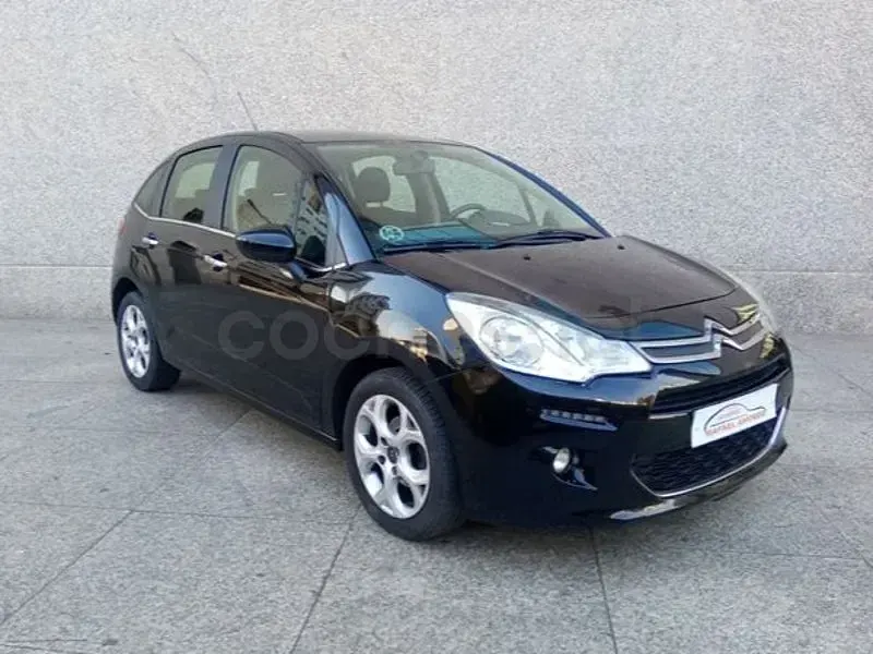 Usado Citroën C3 Exclusive 92 CV (67 kW) 2015 Negro Berlina