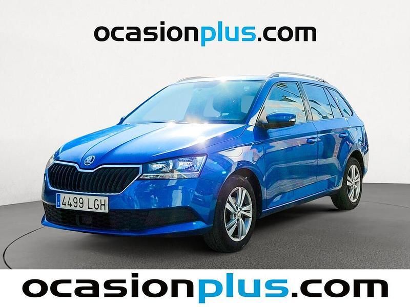 Azul Usado 2020 Skoda Fabia Ambition Familiar | 10.591 € (Precio justo) - Imagen 1/4