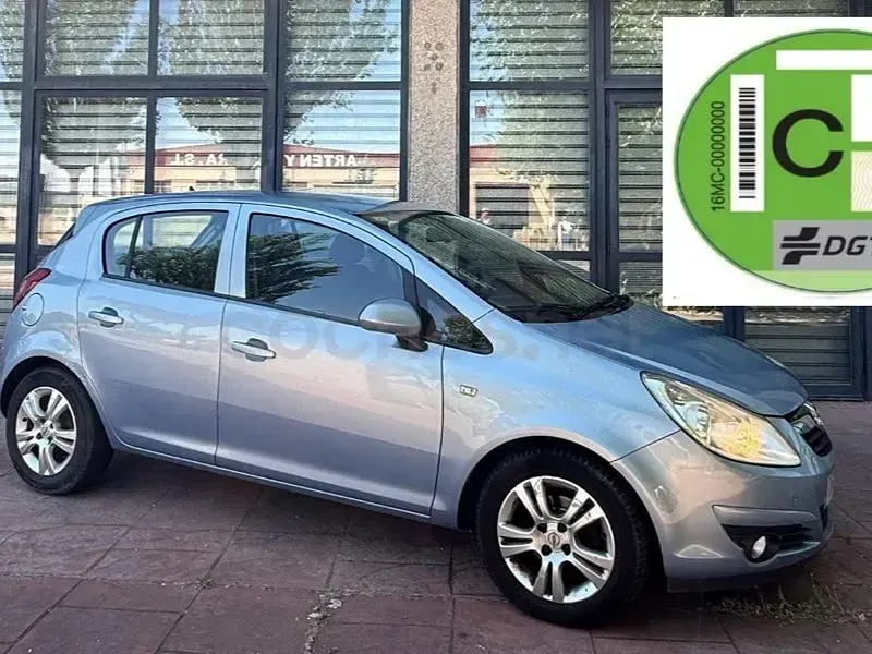 Usado Opel Corsa 90 CV (66 kW) 2009 Azul Utilitario