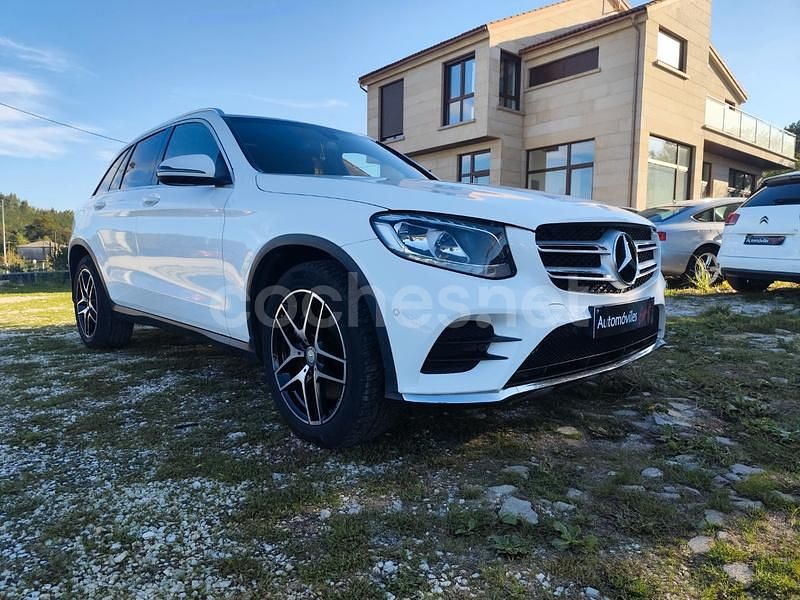 Blanco Usado 2016 Mercedes GLC250 AMG line SUV | 27.900 € (Precio justo) - Imagen 1/4