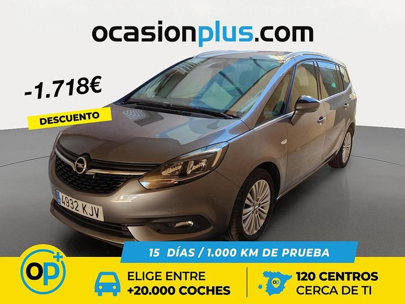 Gris / plata Usado 2018 Opel Zafira Selective Monovolumen | 11.950 € (Precio justo) - Imagen 1/4