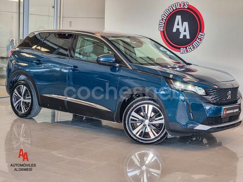 Azul Usado 2021 Peugeot 3008 Allure SUV | 18.990 € (Precio justo) - Imagen 1/4