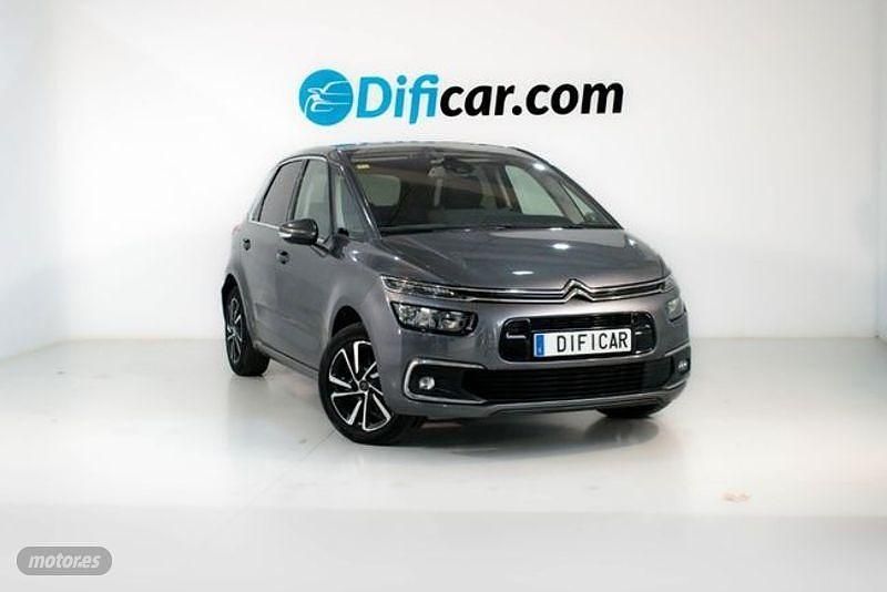 Usado Citroën C4 120 CV (88 kW) 2018 Gris Familiar
