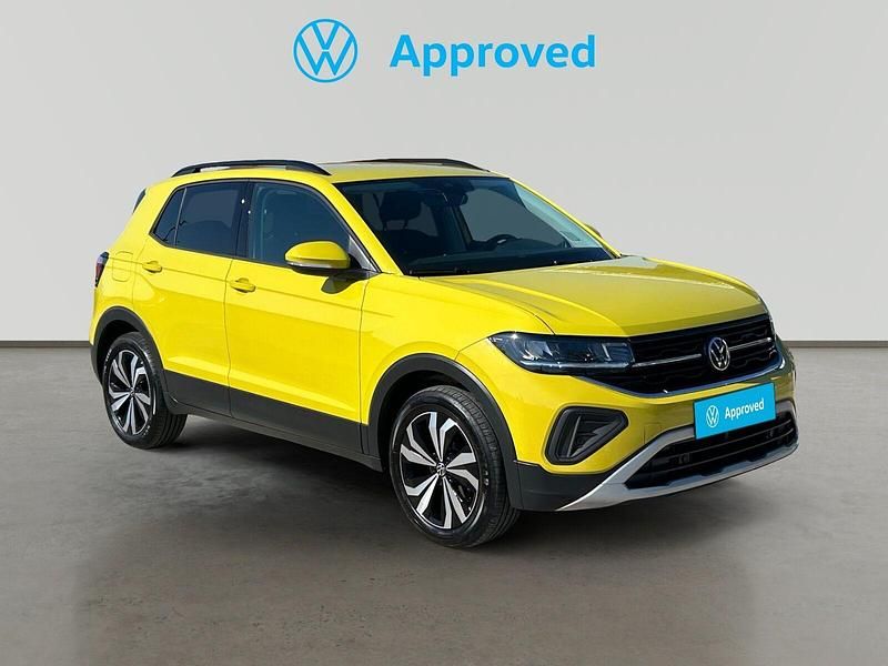 Amarillo chillooon Usado 2024 VW T-Cross Life SUV | 19.950 € (Precio justo) - Imagen 1/4