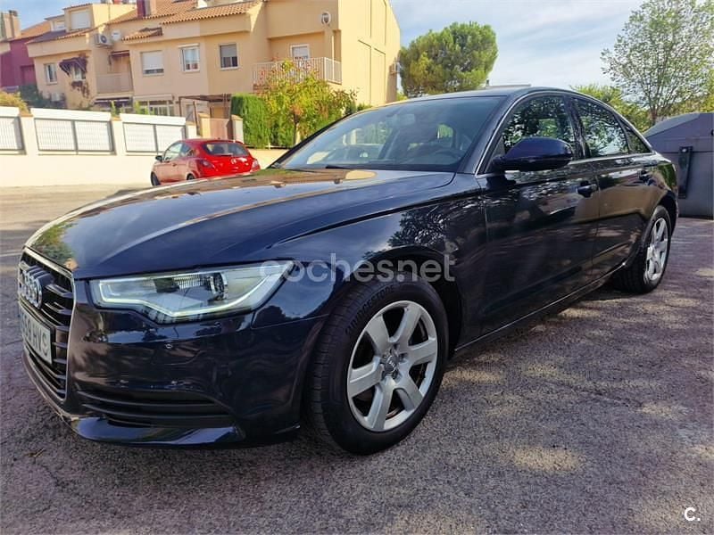 Usado Audi A6 Advanced 177 CV (130 kW) 2014 Azul Berlina