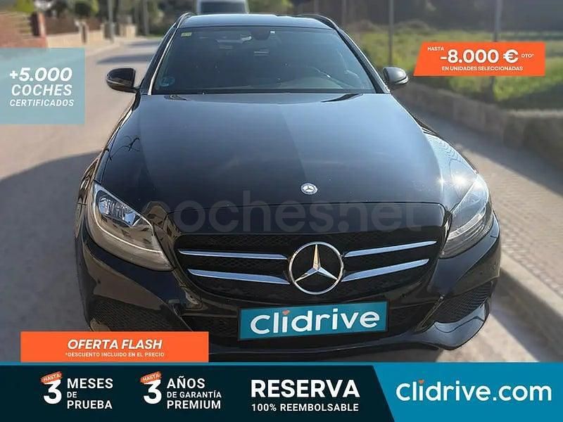 Usado Mercedes C350e 279 CV (205 kW) 2016 Negro Familiar