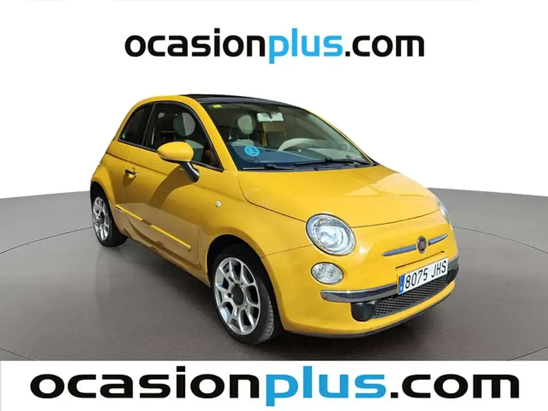 Occasion Fiat 500 Lounge 69 PK (50 kW) 2015 Geel Hatchback