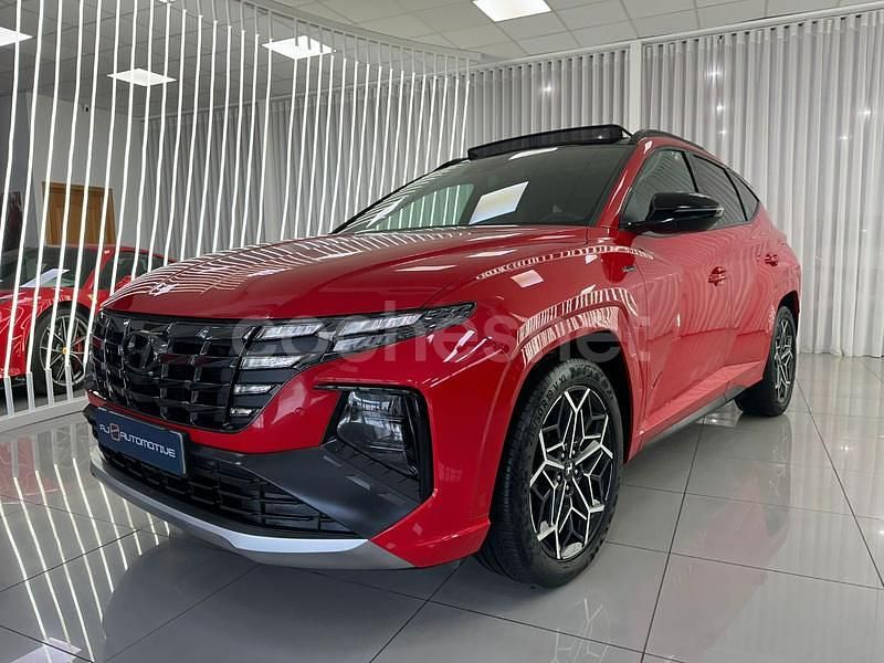 Rojo Usado 2022 Hyundai Tucson N Line SUV | 26.990 € (Caro) - Imagen 1/4