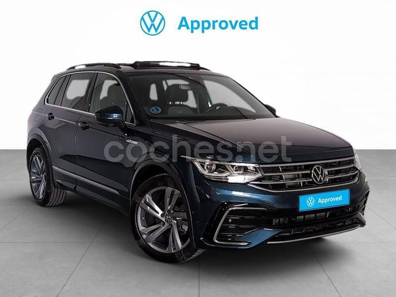 Azul Usado 2023 VW Tiguan R-line SUV | 39.490 € (Caro) - Imagen 1/4