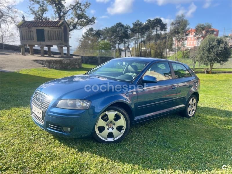 Azul Usado 2007 Audi A3 Ambition Berlina | 5700 € (Precio justo) - Imagen 1/4