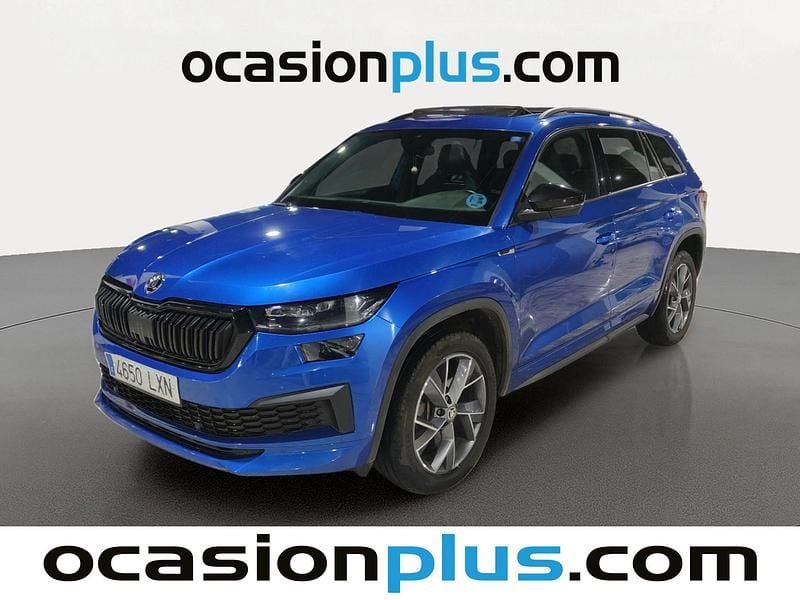 Azul Usado 2022 Skoda Kodiaq SportLine SUV | 26.355 € (Buen precio) - Imagen 1/4