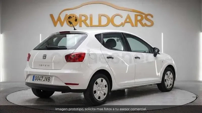 Usado Seat Ibiza Reference 90 CV (66 kW) 2016 Blanco Berlina