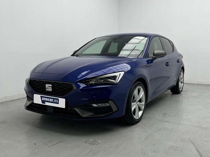 Usado Seat Leon FR 150 CV (110 kW) 2021 Azul Berlina