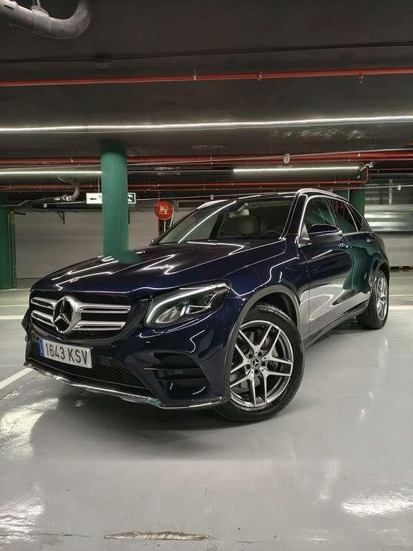 Usado Mercedes GLC220 170 CV (125 kW) 2019 Azul SUV