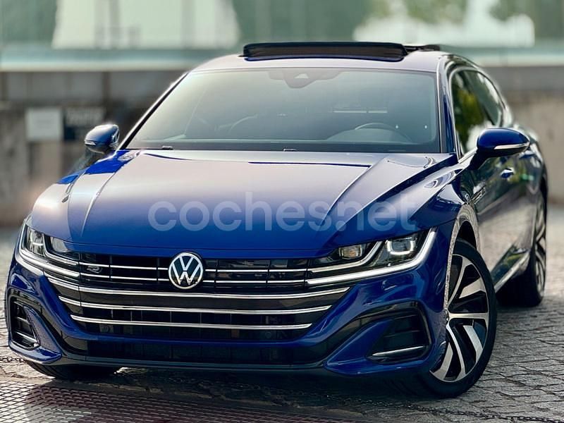 Azul Usado 2021 VW Arteon R-line Familiar | 32.650 € (Precio justo) - Imagen 1/4