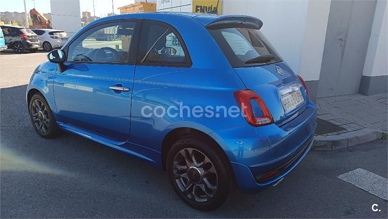 Usado Fiat 500 Sport 70 CV (51 kW) 2021 Azul Berlina