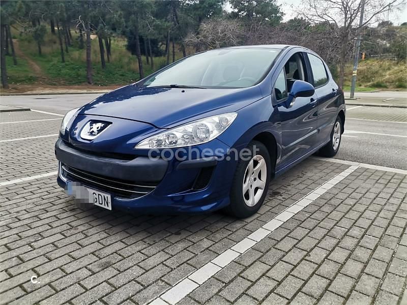 Usado Peugeot 308 120 CV (88 kW) 2008 Azul Berlina