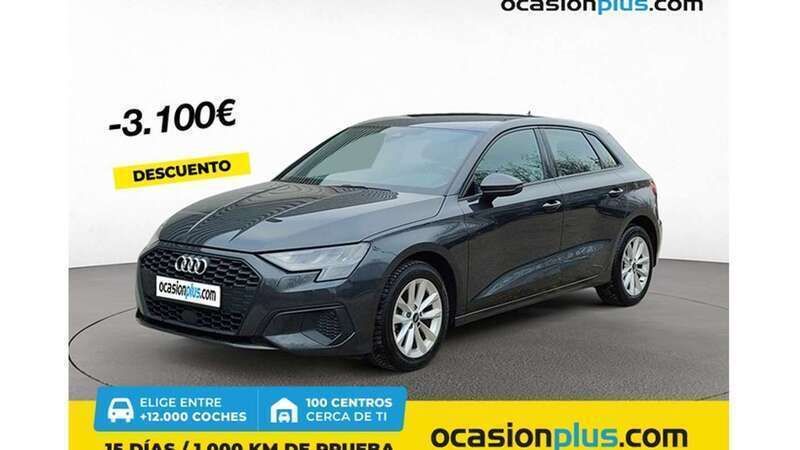 Gris Usado 2023 Audi A3 Sportback Advanced Utilitario | 23.537 € (Precio justo) - Imagen 1/1