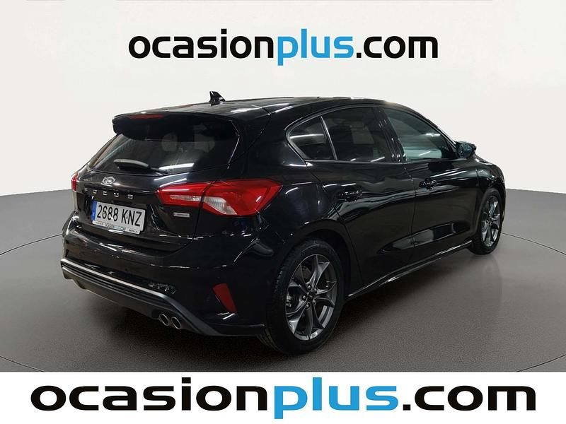 Brugt Ford Focus ST-Line 120 HK (88 kW) 2018 Sort Hatchback