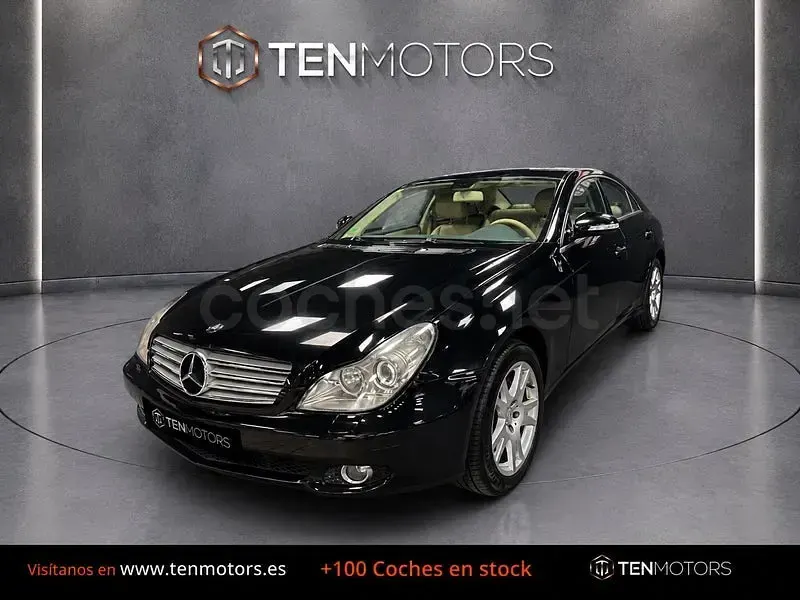 Usado Mercedes CLS350 292 CV (214 kW) 2007 Negro Coupe
