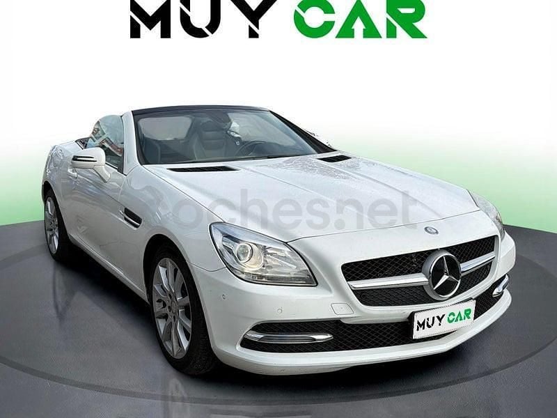 Usado Mercedes SLK250 204 CV (150 kW) 2015 Blanco Descapotable