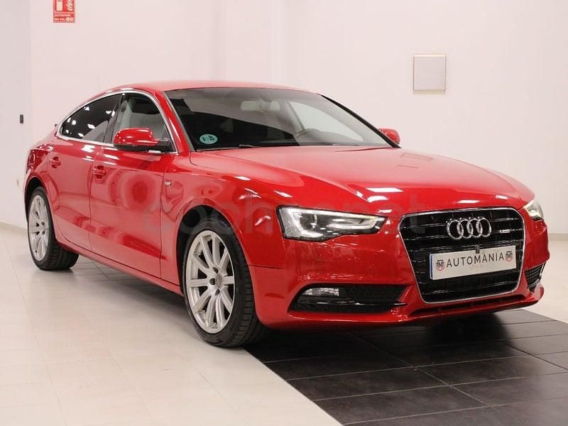 Usado Audi A5 Sportback 163 CV (119 kW) 2014 Rojo Utilitario
