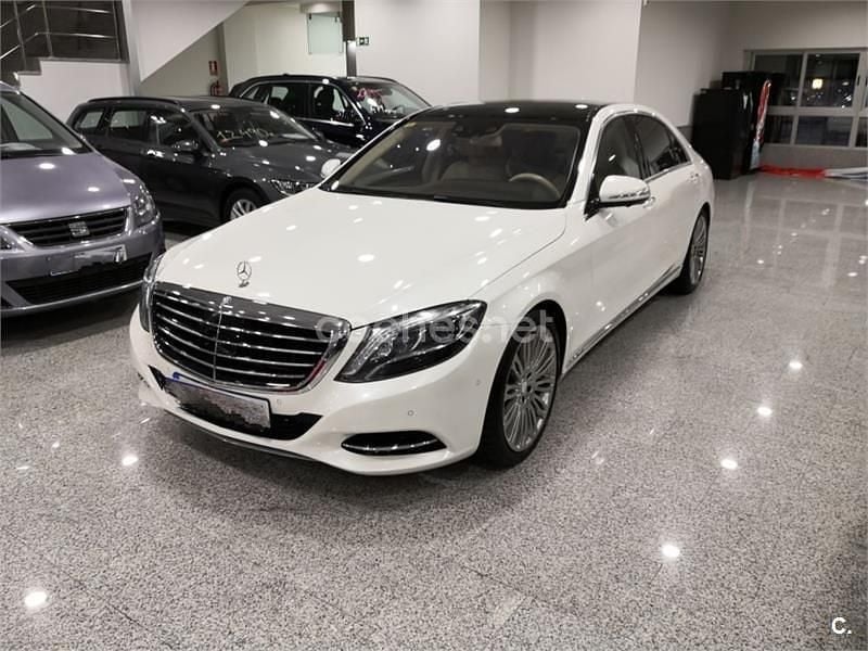 Usado Mercedes S500 455 CV (334 kW) 2014 Blanco Berlina