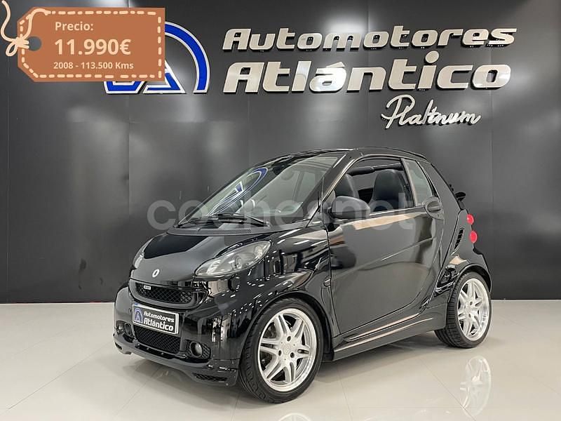 Negro Usado 2008 Smart ForTwo Cabrio Brabus Xclusive Descapotable | 11.980 € - Imagen 1/4