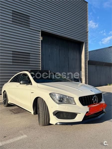 Usado Mercedes CLA45 AMG OrangeArt Edition 381 CV (280 kW) 2014 Blanco Berlina