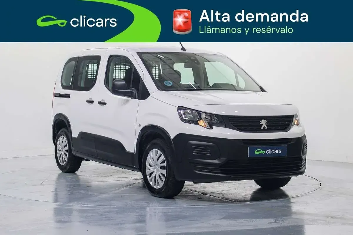 Usado Peugeot Rifter Business-Line 102 CV (75 kW) 2022 Blanco Monovolumen