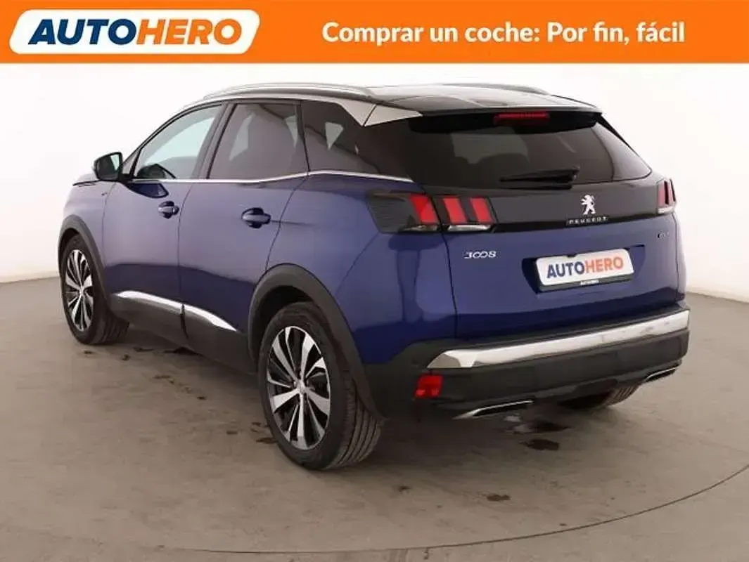 Usado Peugeot 3008 GT 179 CV (131 kW) 2018 Azul SUV