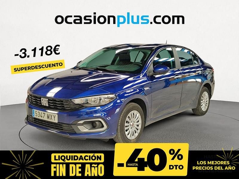 Azul Usado 2025 Fiat Tipo Berlina | 17.800 € (Precio justo) - Imagen 1/4