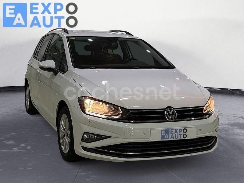Blanco Usado 2018 VW Golf Sportsvan Advance Monovolumen | 18.475 € (Precio justo) - Imagen 1/4