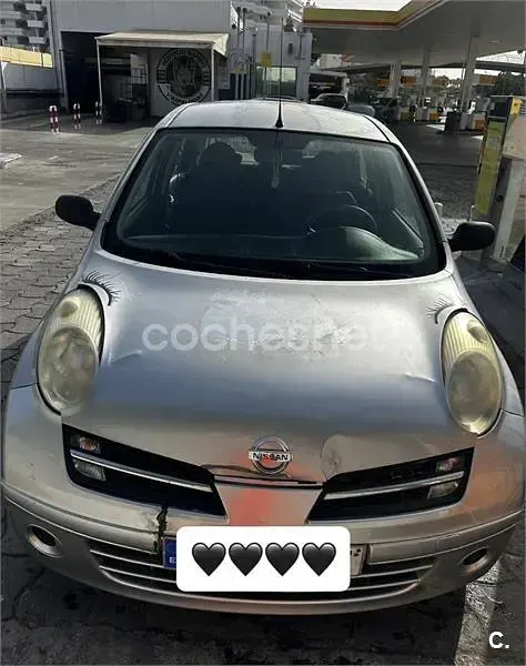 Usado Nissan Micra Visia 65 CV (47 kW) 2005 Gris / plata Berlina