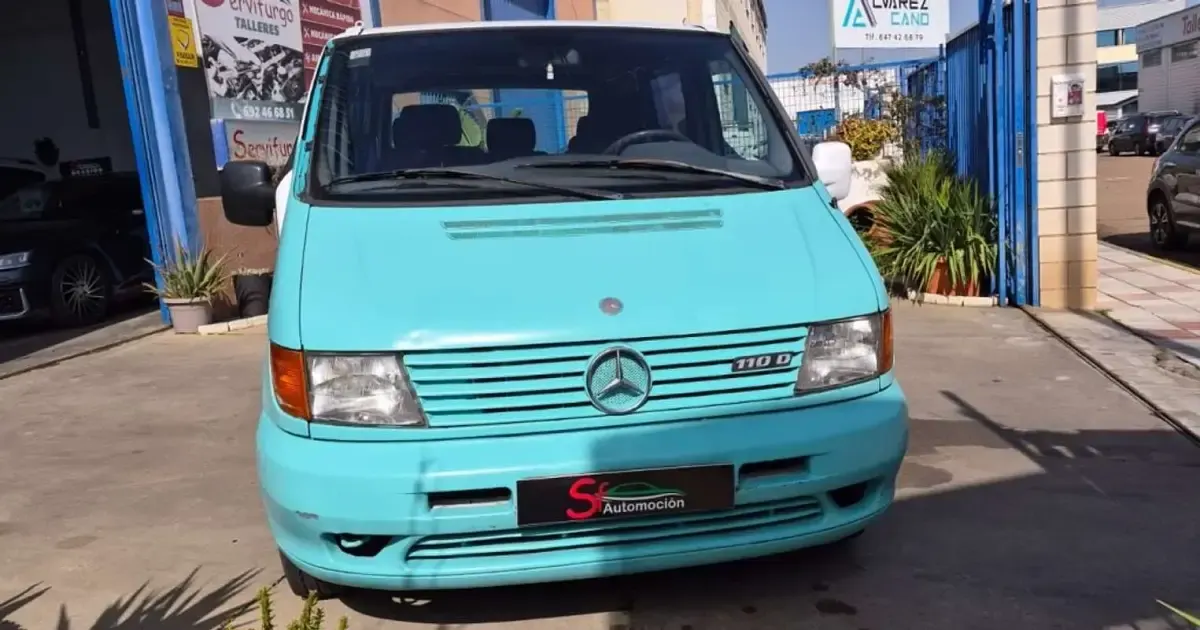 Usado Mercedes Vito 98 CV (72 kW) 1997 Azul Van