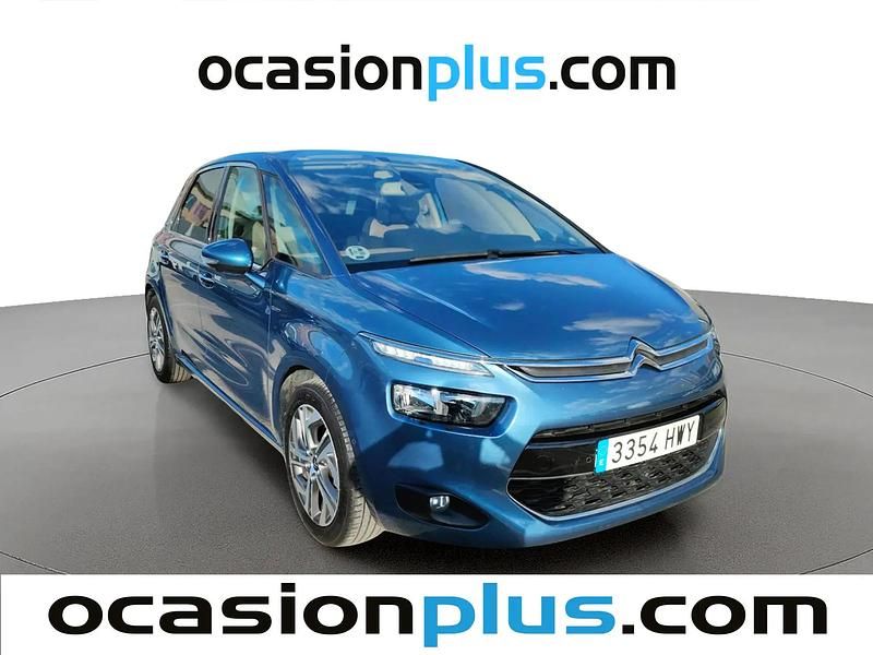 Usado Citroën C4 Exclusive 115 HP (84 kW) 2014 Azul Monovolume