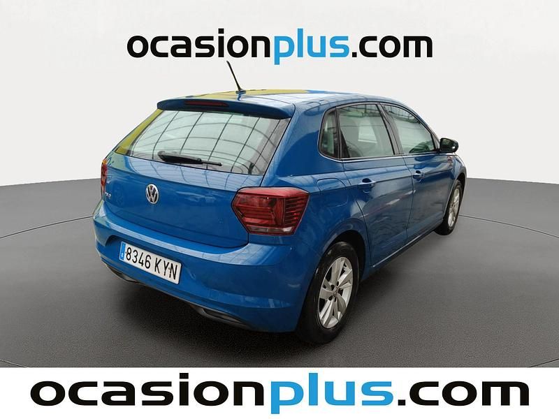 Usado VW Polo Advance 95 CV (69 kW) 2019 Azul Utilitario