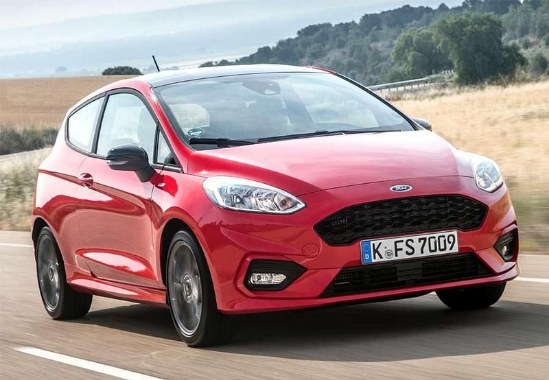 Usado Ford Fiesta ST-Line 125 CV (91 kW) 2018 Gris Utilitario