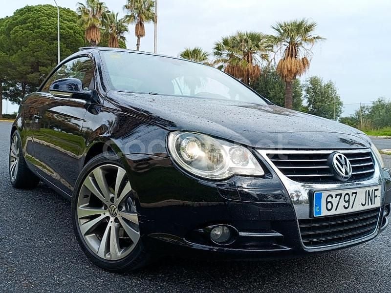 Negro Usado 2008 VW Eos Individual Descapotable | 10.490 € (Precio justo) - Imagen 1/4