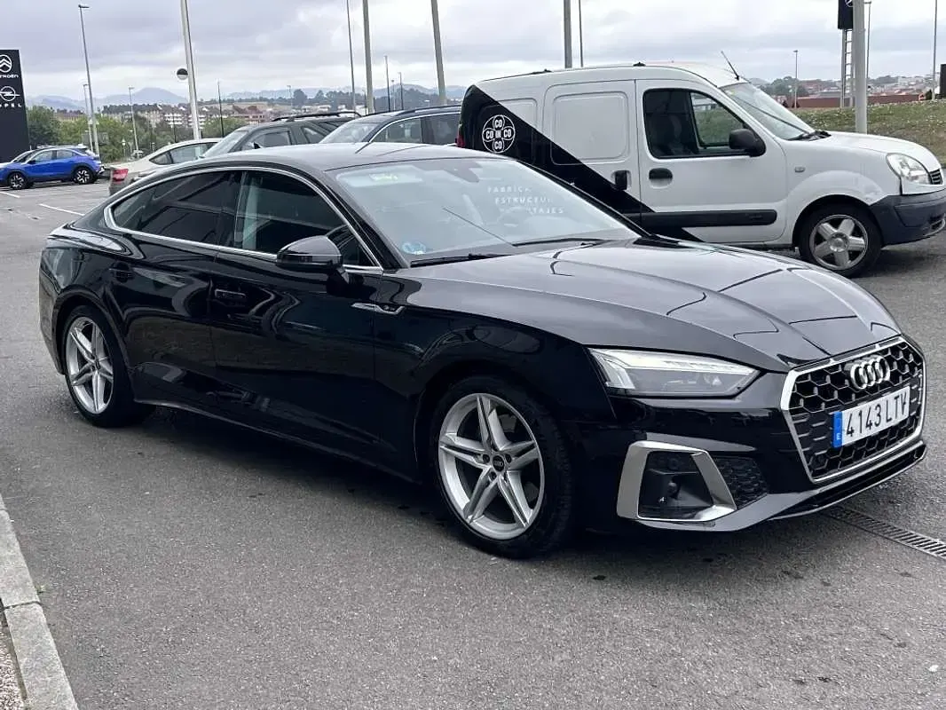 Usado Audi A5 Sportback S-Line 163 CV (119 kW) 2021 Negro Utilitario