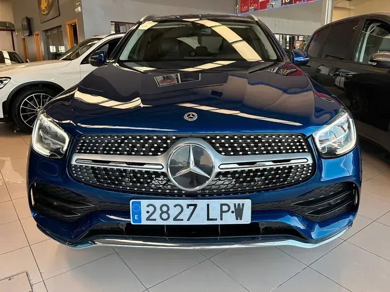 Usado Mercedes GLC200 163 CV (119 kW) 2021 Azul SUV