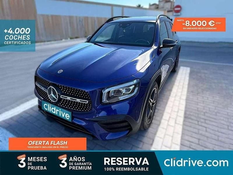 Usado Mercedes GLB200 150 CV (110 kW) 2021 Azul SUV