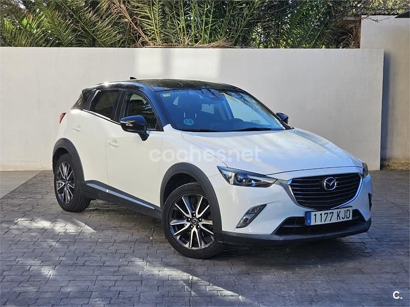 Blanco Usado 2018 Mazda CX-3 Luxury SUV | 14.900 € (Precio justo) - Imagen 1/4