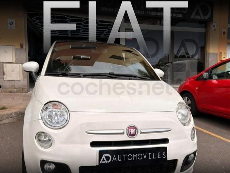 Usado Fiat 500C 69 CV (50 kW) 2014 Blanco Descapotable